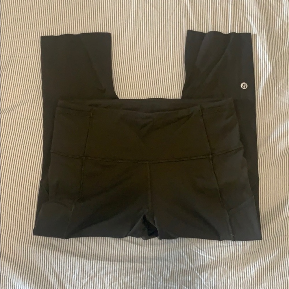 Lululemon fast & free crop II reflective